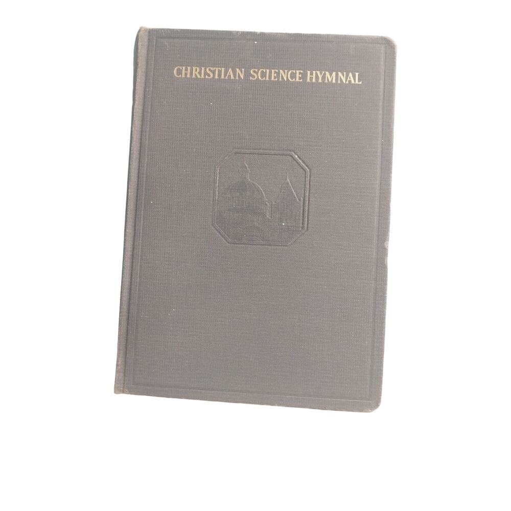 Vintage 1937 Christian Science Hymnal Hardcover Book by Mary Baker Eddy